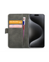 Mobilize Classic Gelly Wallet Book Case Telefoonhoesje Apple iPhone 15 Pro Max Zwart