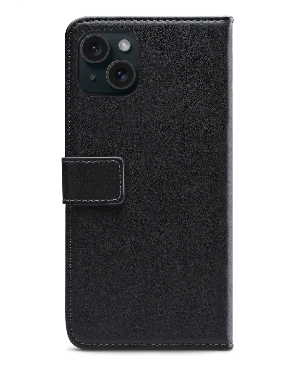 Mobilize Classic Gelly Wallet Book Case Telefoonhoesje Apple iPhone 15 Zwart