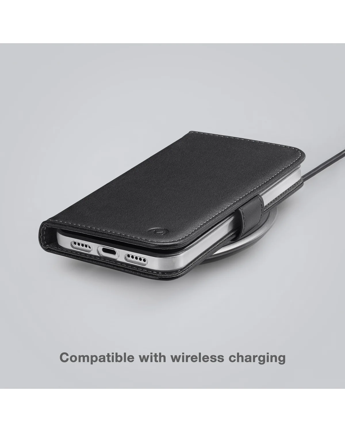 Mobilize Classic Gelly Wallet Book Case Telefoonhoesje Apple iPhone 15 Zwart