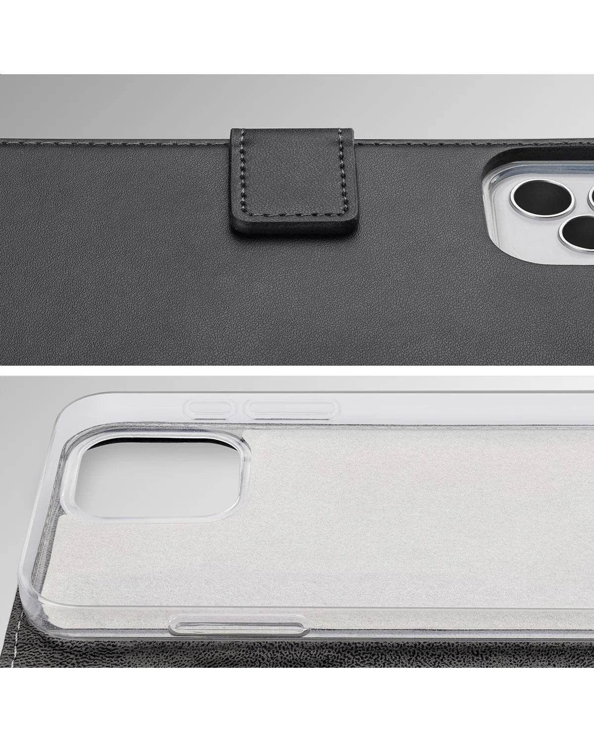 Mobilize Classic Gelly Wallet Hoesje (Case) – Apple iPhone 17 Pro – Zwart