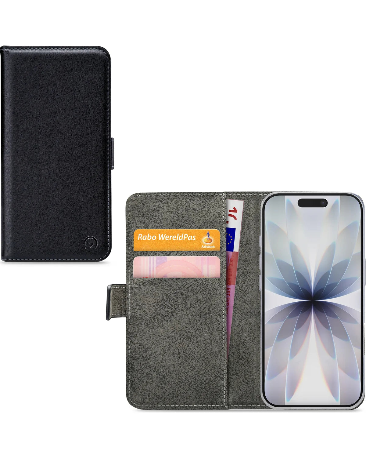 Mobilize Classic Gelly Wallet Hoesje (Case) – Apple iPhone 17 – Zwart