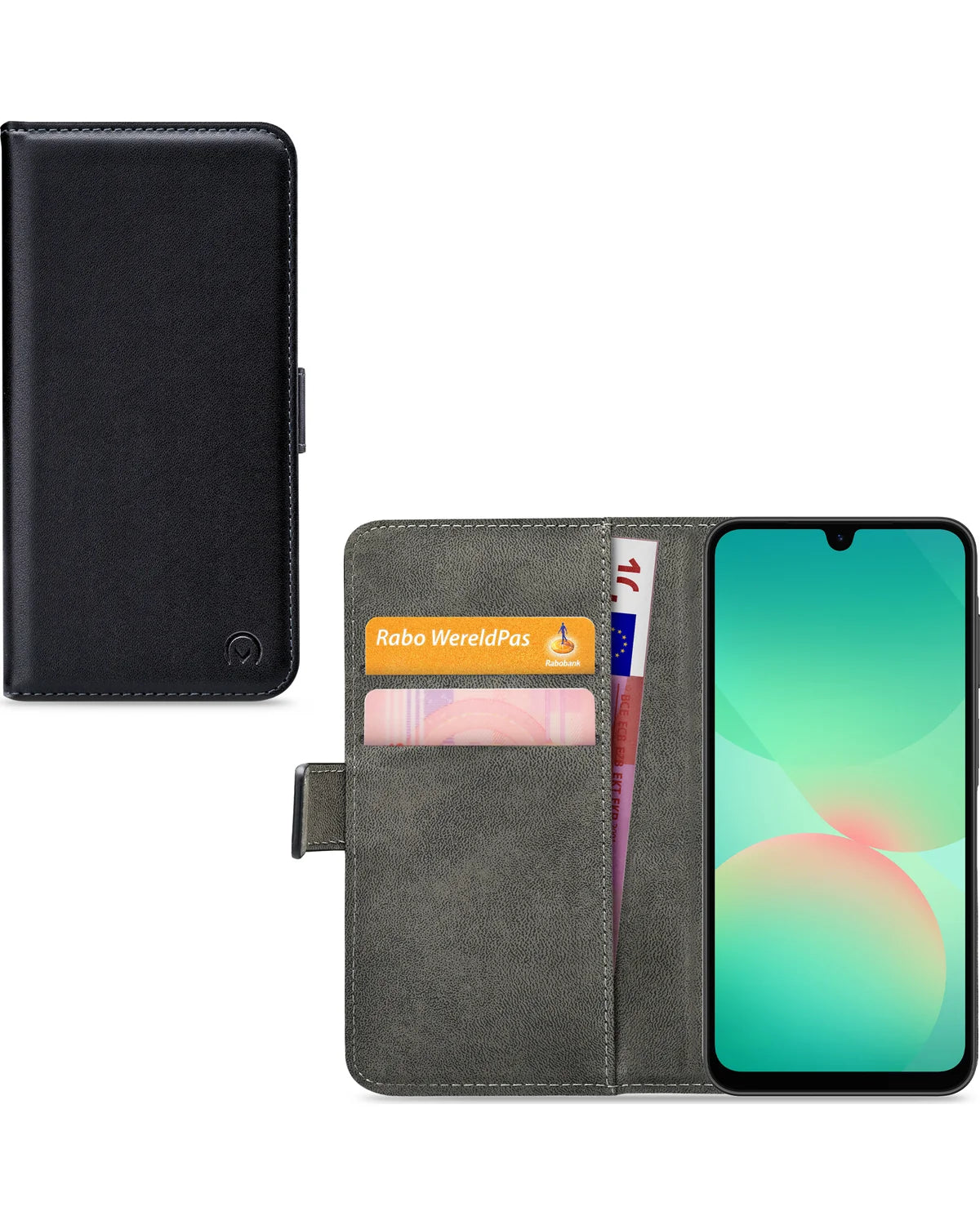 Mobilize Classic Gelly Wallet Hoesje – Samsung Galaxy A26 – Zwart