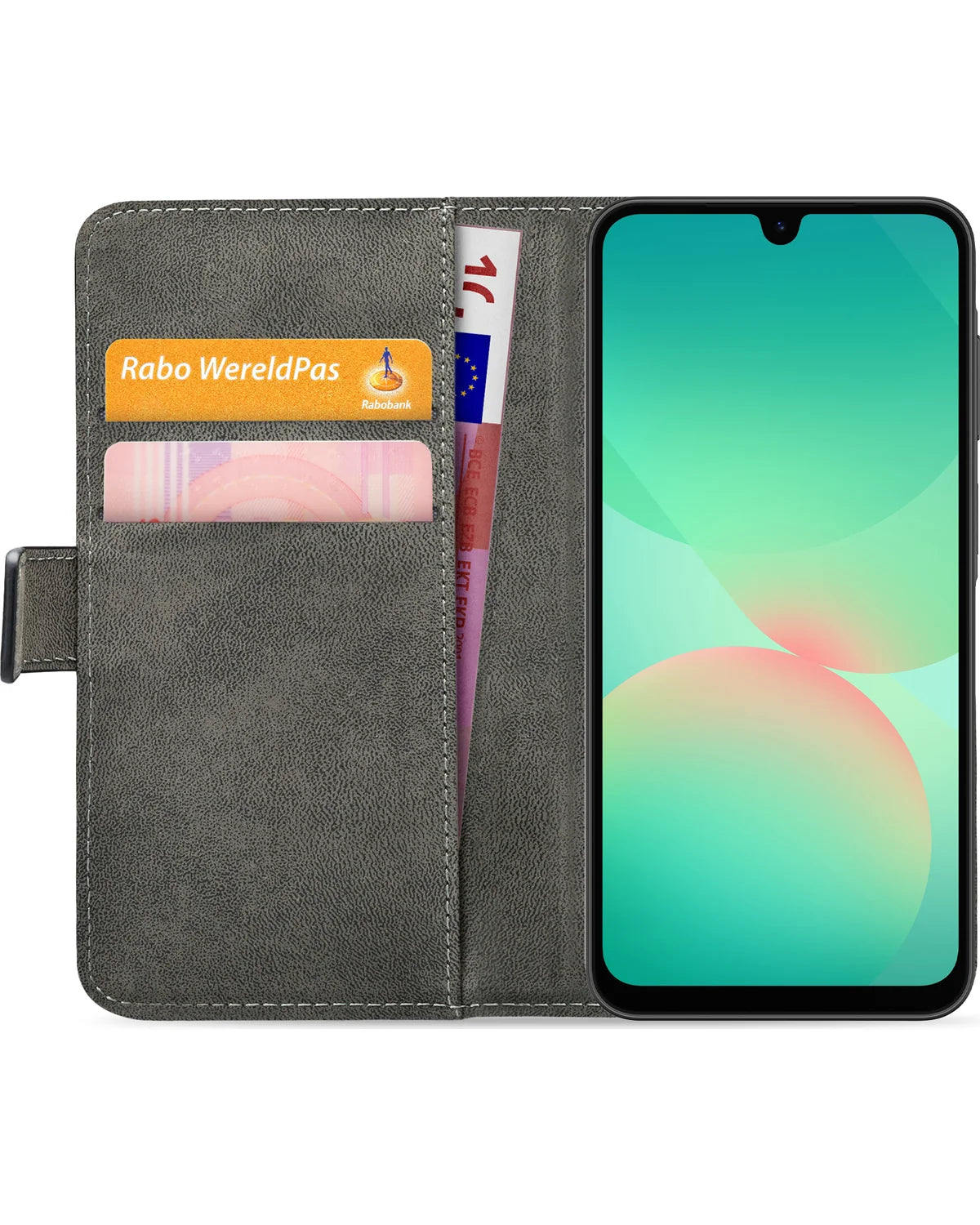 Mobilize Classic Gelly Wallet Hoesje – Samsung Galaxy A26 – Zwart