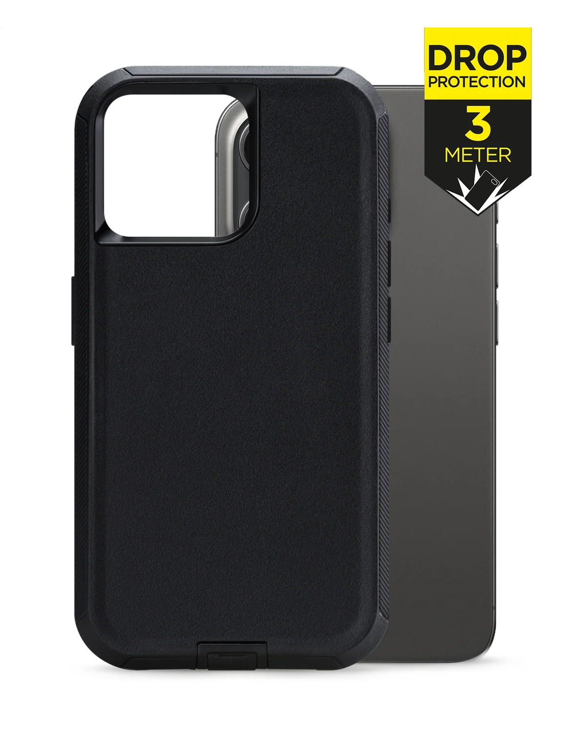 Mobilize Defender Case Telefoonhoesje Apple iPhone 15 Pro Zwart