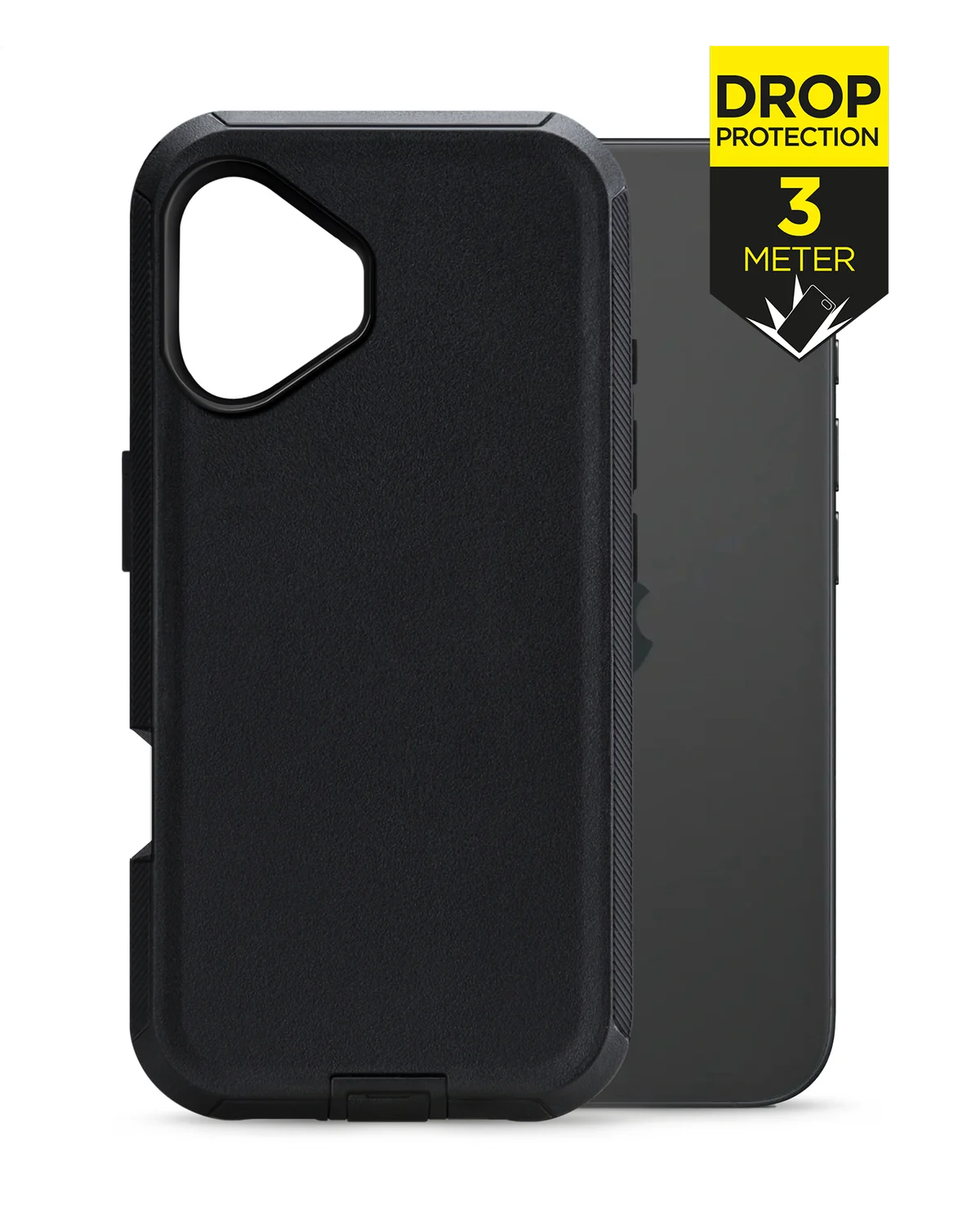 Mobilize Defender Case Telefoonhoesje Apple iPhone 16 Zwart