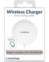 Mobilize Draadloze MagSafe Lader 15W – Aluminium – Wit