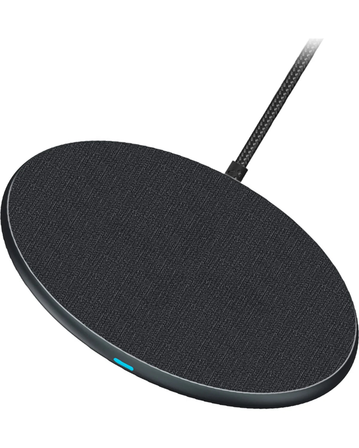 Mobilize Draadloze Snellader 5W/7.5W/10W/15W – PU Leer, Plat Design – Grijs