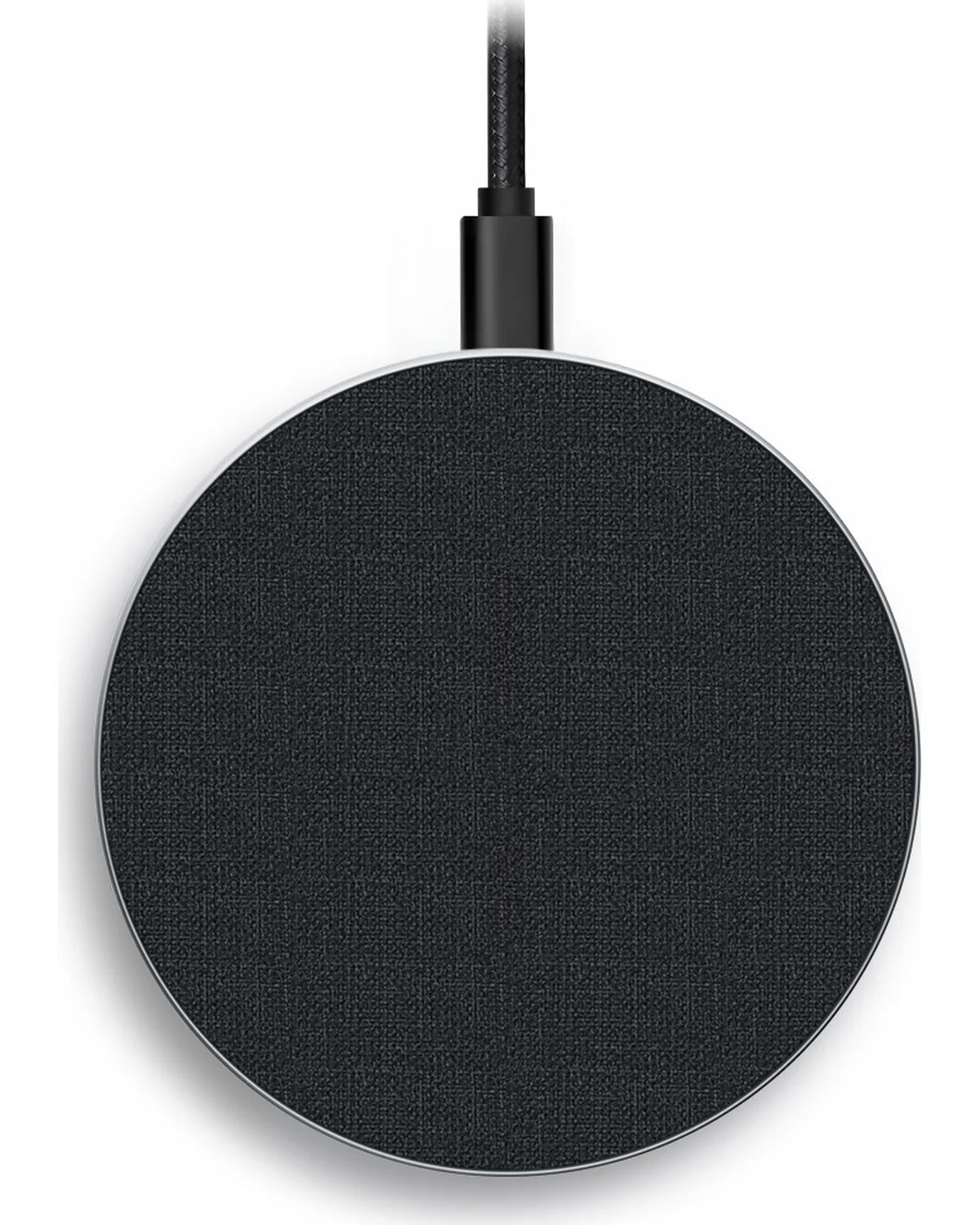 Mobilize Draadloze Snellader 5W/7.5W/10W/15W – PU Leer, Plat Design – Grijs