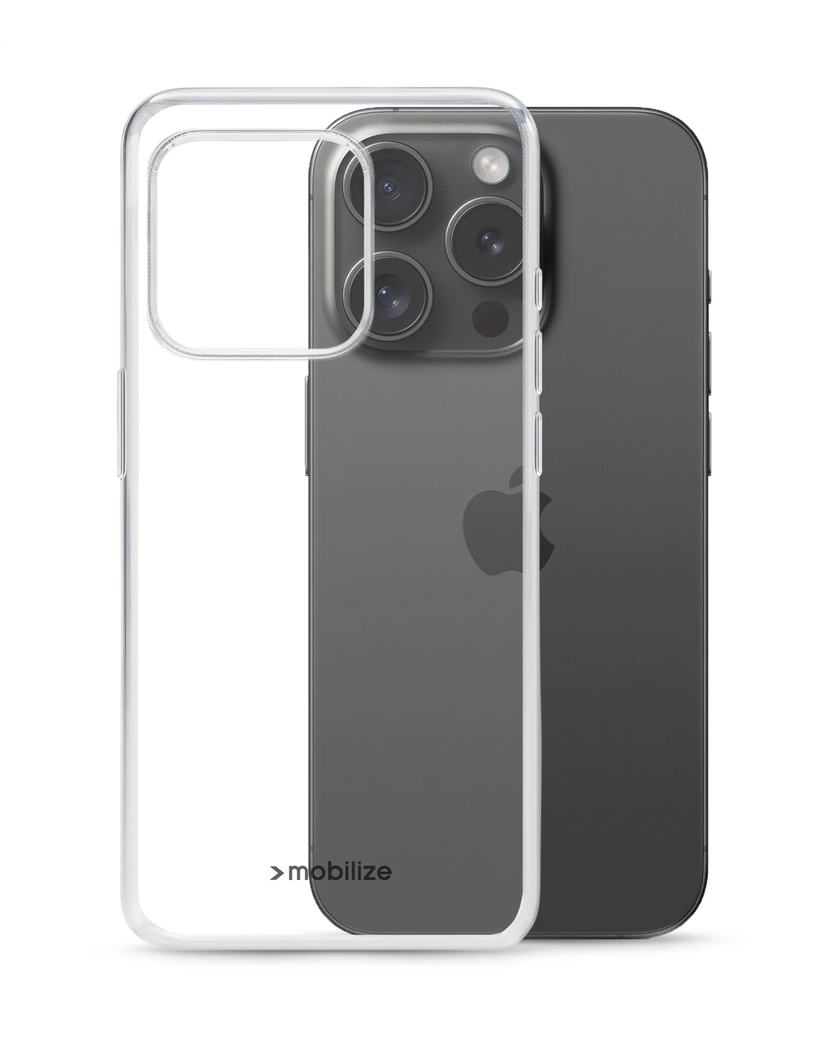 Mobilize Gelly Case Telefoonhoesje Apple iPhone 15 Pro Transparant