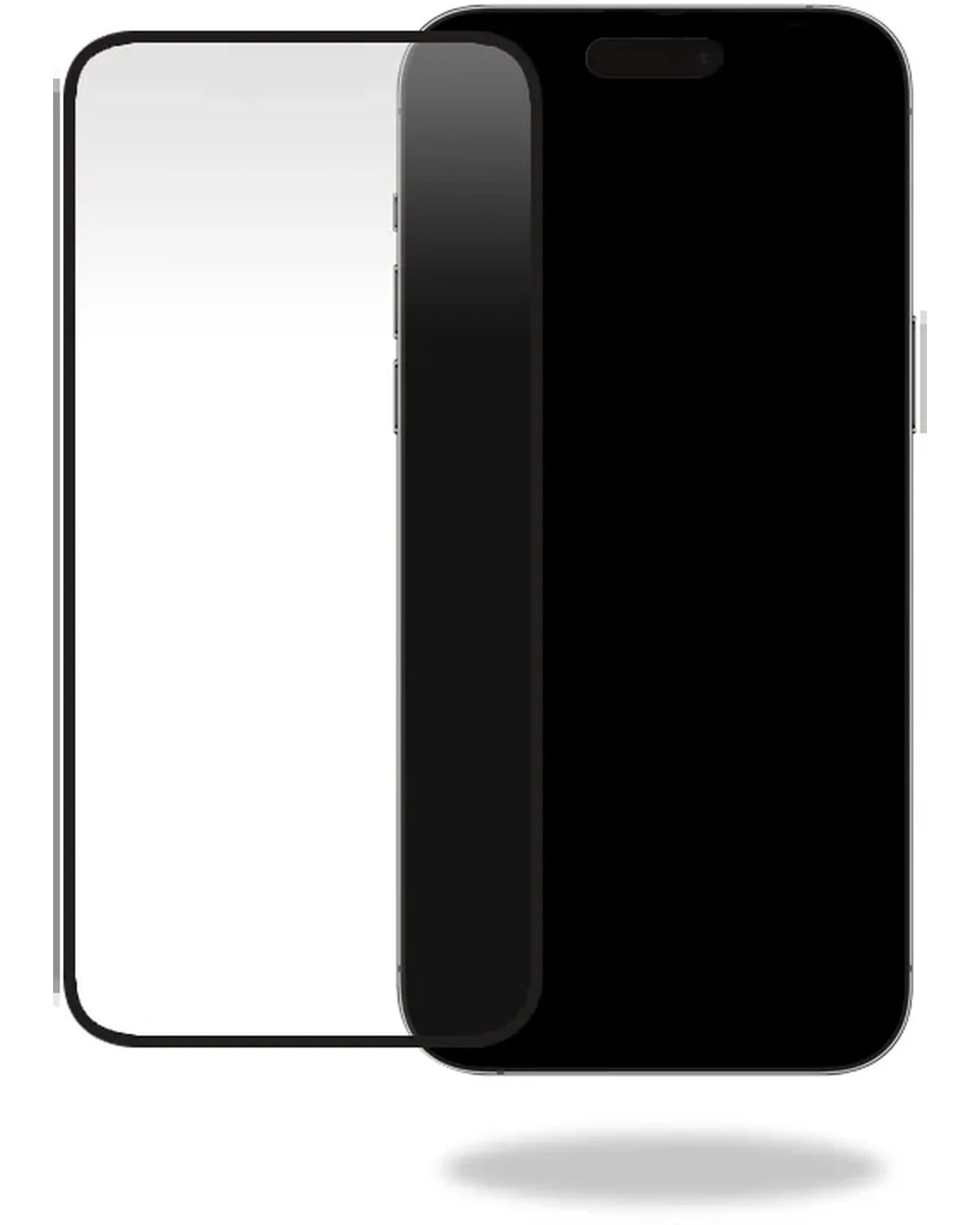 Mobilize Glass Screenprotector Black Frame Apple iPhone 15 Pro Max