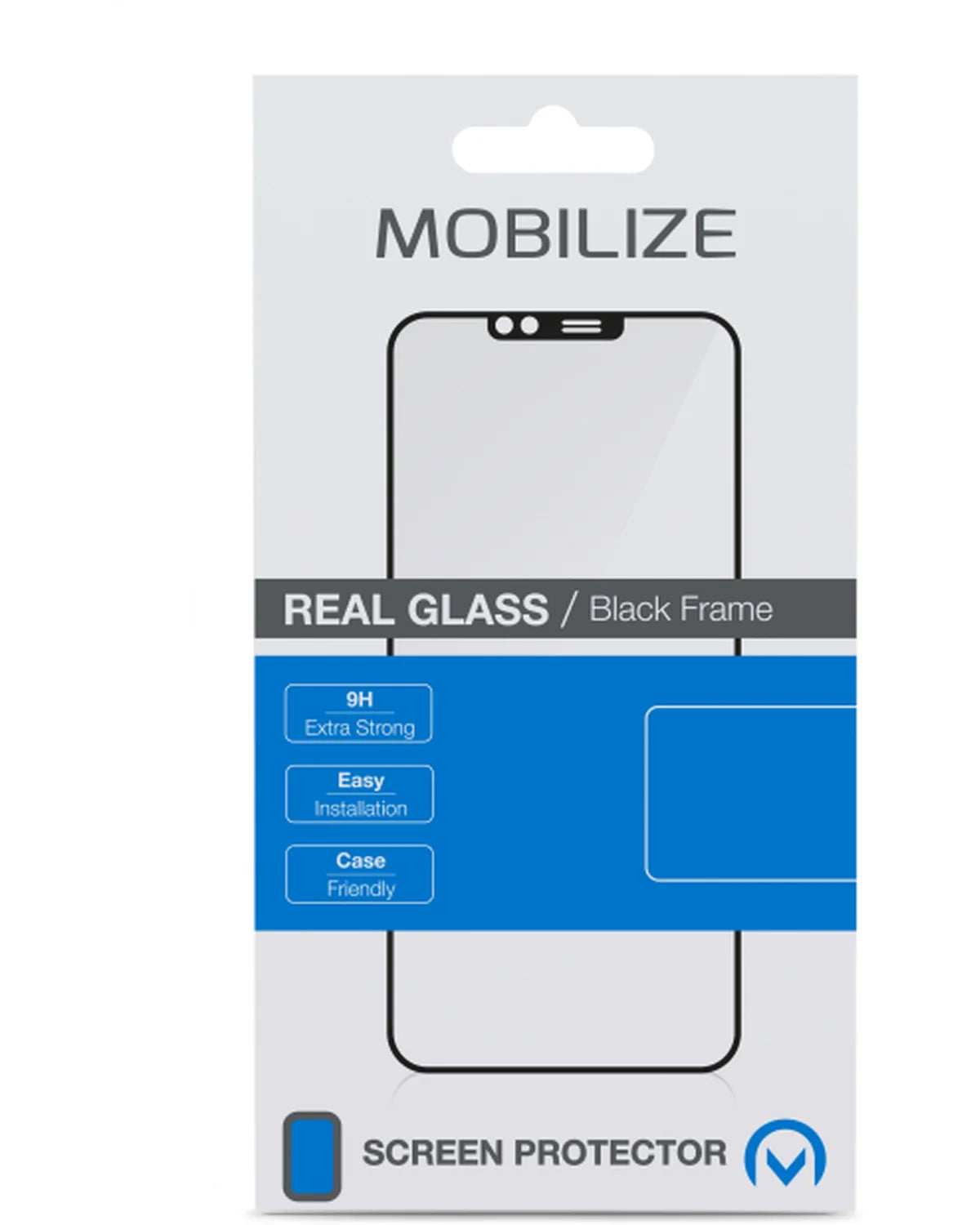 Mobilize Glass Screenprotector Black Frame Samsung Galaxy S24 Ultra 5G