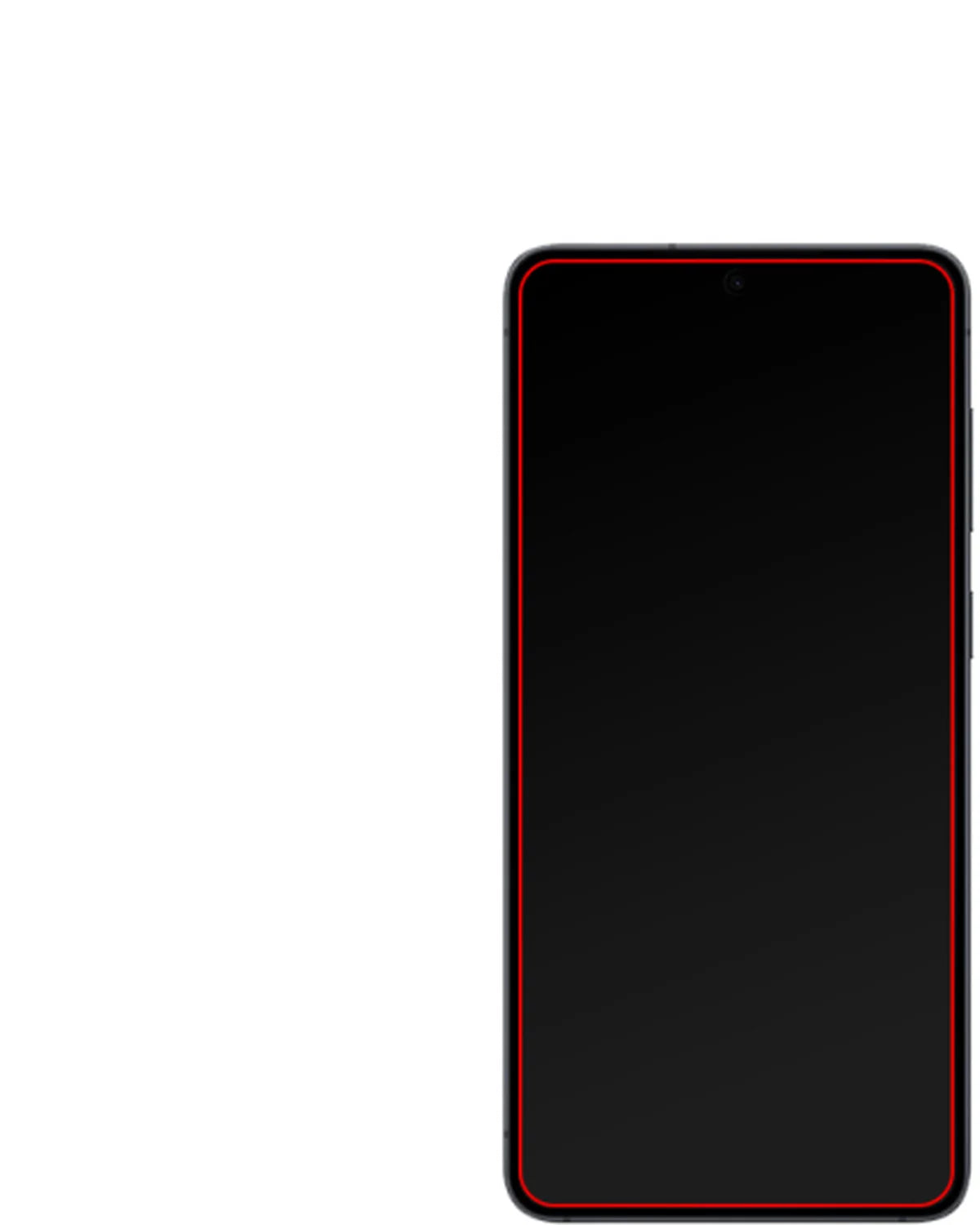 Mobilize Glass Screenprotector Black Frame Samsung Galaxy S25 Edge 5G