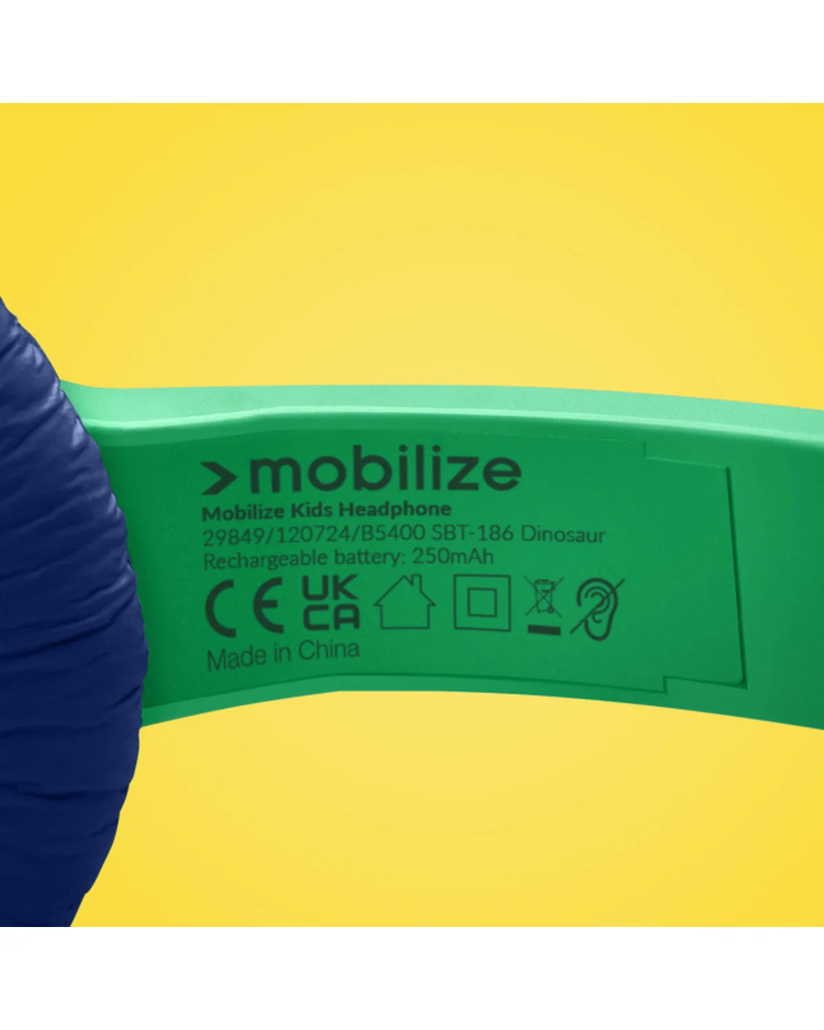 Mobilize Kinderkoptelefoon 85 dB – Dinosaur | Draadloos & Bedraad