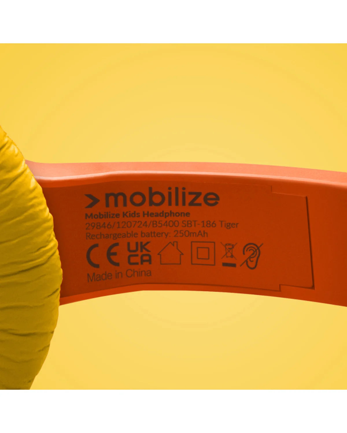 Mobilize Kinderkoptelefoon 85 dB – Tiger | Draadloos & Bedraad