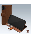 Mobilize Leather Wallet Case Telefoonhoesje Apple iPhone 16 Plus Bruin
