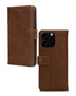 Mobilize Leather Wallet Case Telefoonhoesje Apple iPhone 16 Pro Bruin