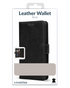Mobilize Leather Wallet Case Telefoonhoesje Apple iPhone 16 Zwart