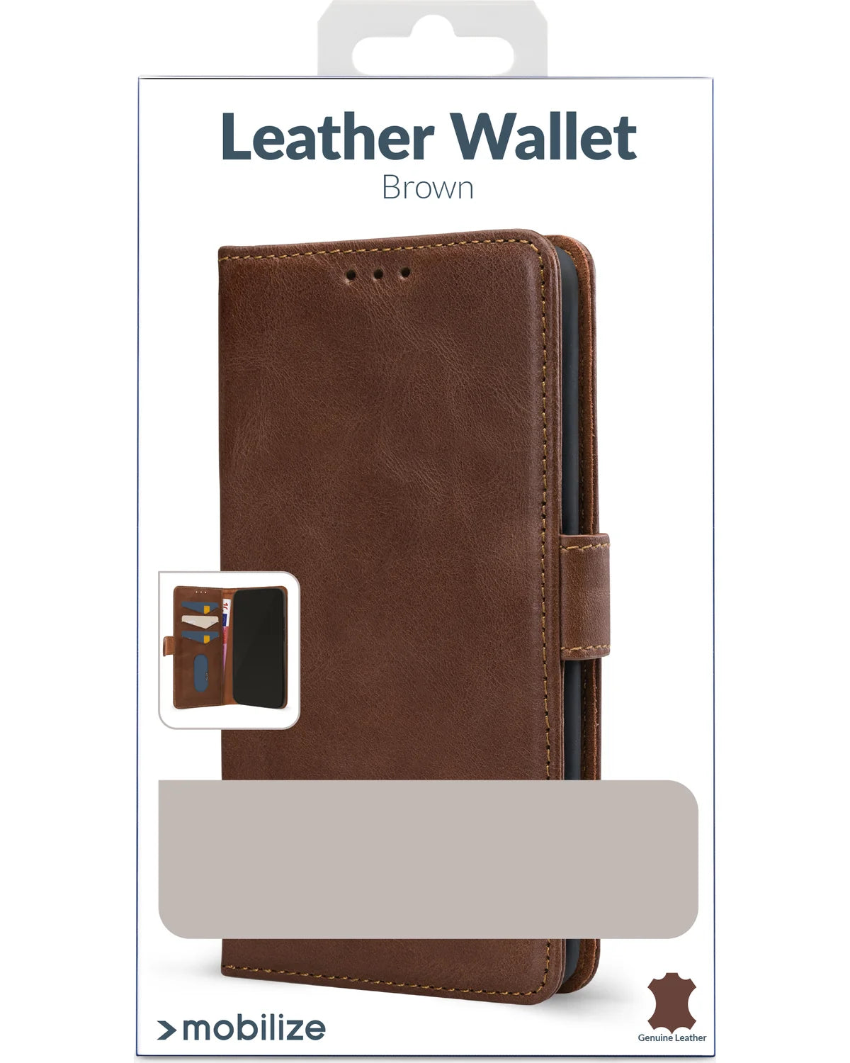 Mobilize Leather Wallet Hoesje – Samsung Galaxy A17 4G/5G – Bruin