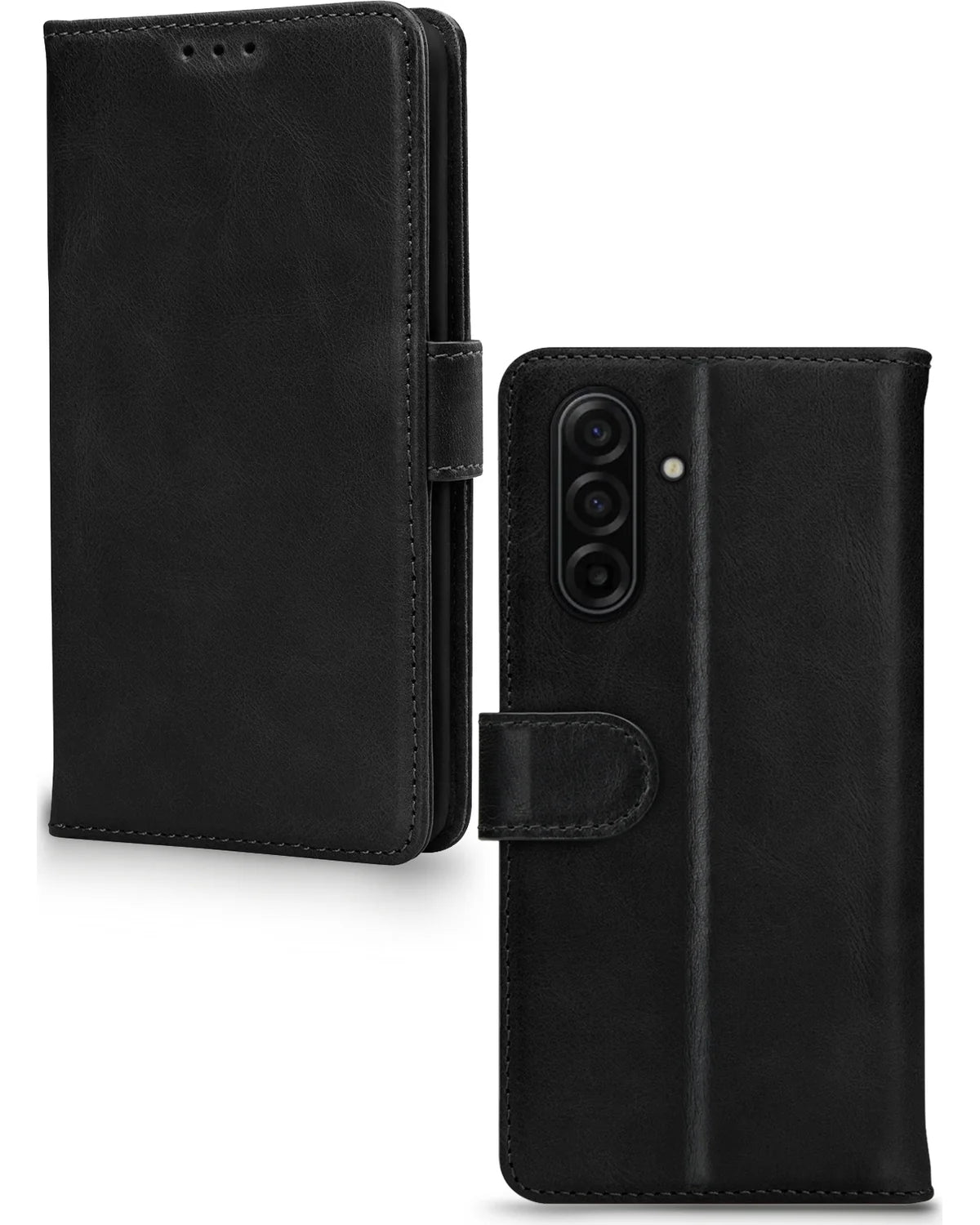 Mobilize Leather Wallet Hoesje – Samsung Galaxy A17 4G/5G – Zwart