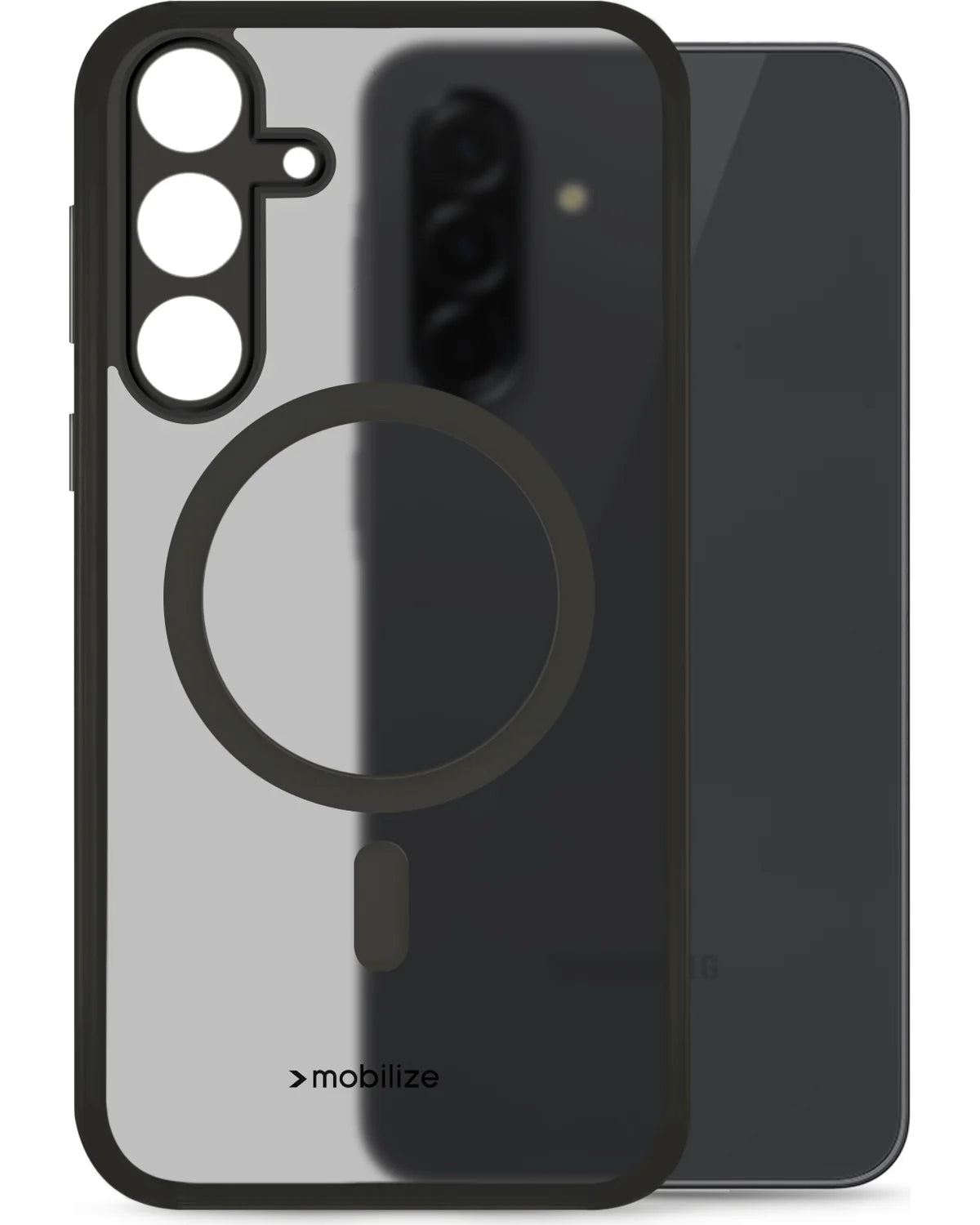 Mobilize Magsafe Compatibel Hybride Hoesje – Samsung Galaxy A36 5G & Galaxy A56 5G – Zwart