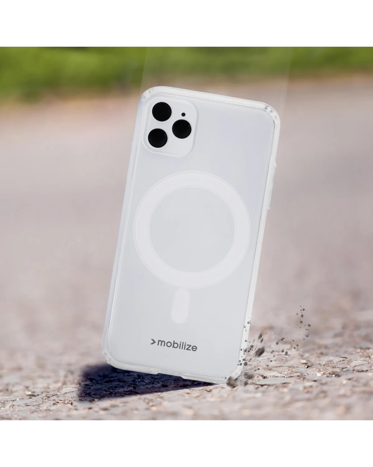 Mobilize Magsafe Compatibel Naked Protection Case Telefoonhoesje Apple iPhone 15 Pro Transparant