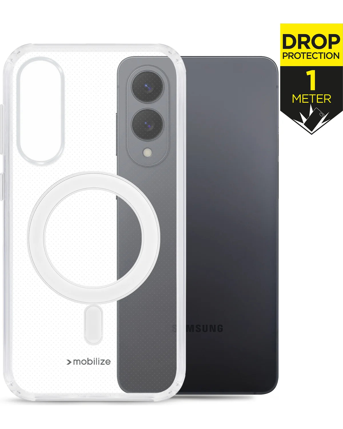 Mobilize MagSafe Compatibel Naked Protection Hoesje – Samsung Galaxy S25 Edge 5G – Transparant