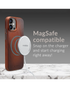 Mobilize Magsafe Compatibel Premium Leather Case Telefoonhoesje Apple iPhone 15 Burned Cognac