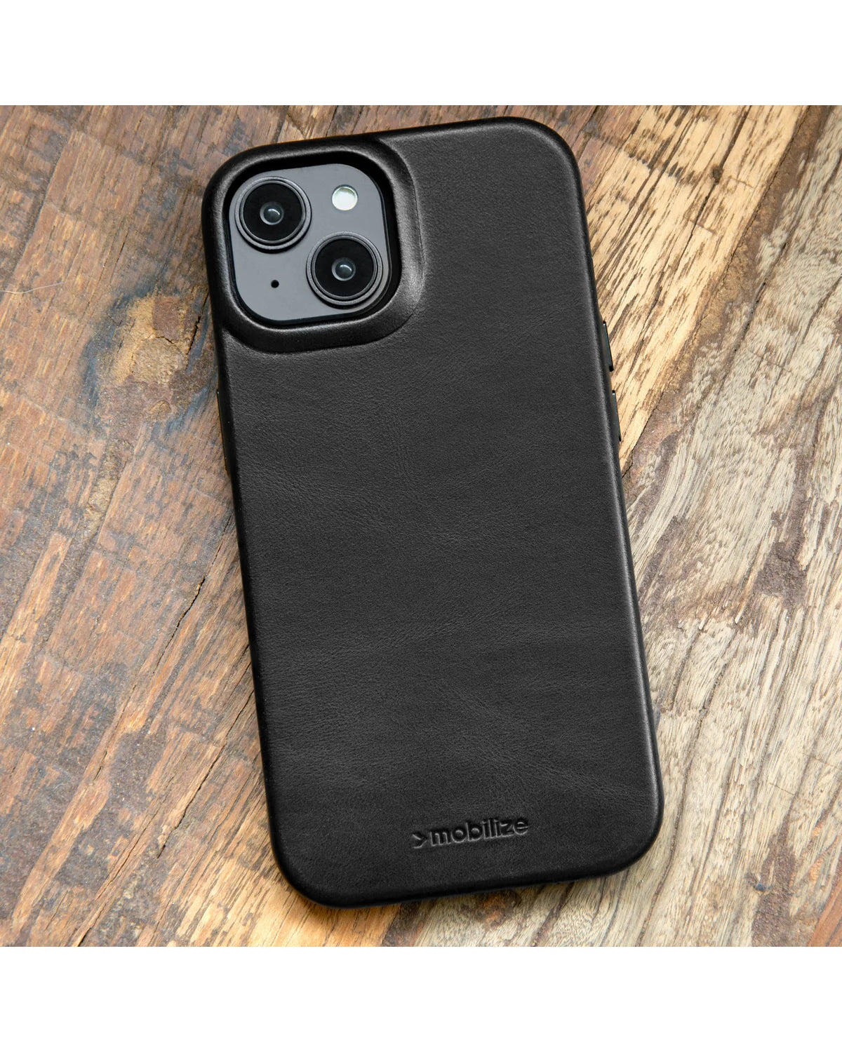 Mobilize MagSafe Compatibel Premium Leather Hoesje (Case) – Apple iPhone 17 Pro Max – Zwart