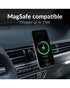Mobilize MagSafe Compatibele Autohouder/Oplader – 7.5W/10W/15W – Met Uitschuifbare USB-C Kabel – Zwart