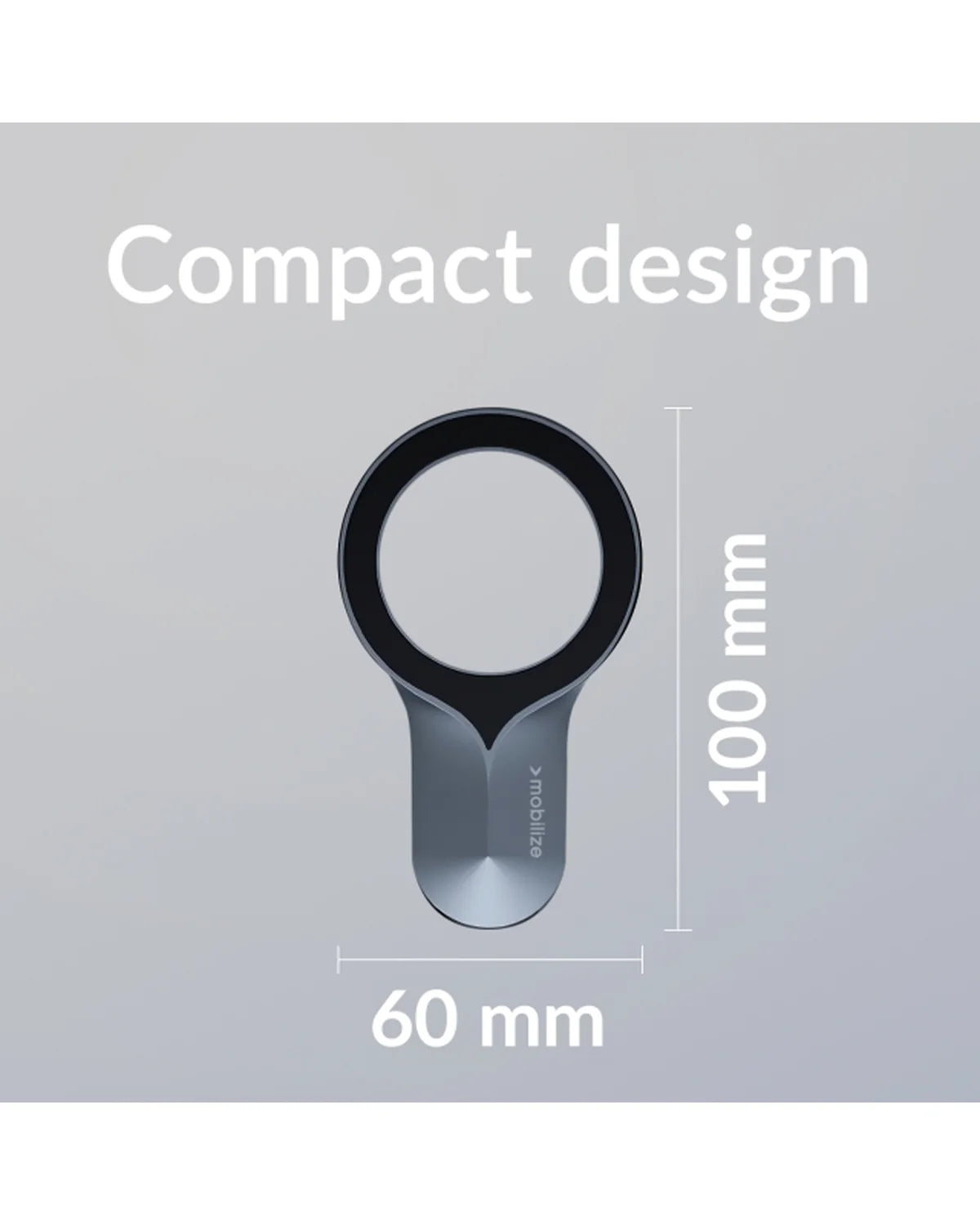 Mobilize MagSafe Telefoonhouder voor Ventilatierooster – Zwart