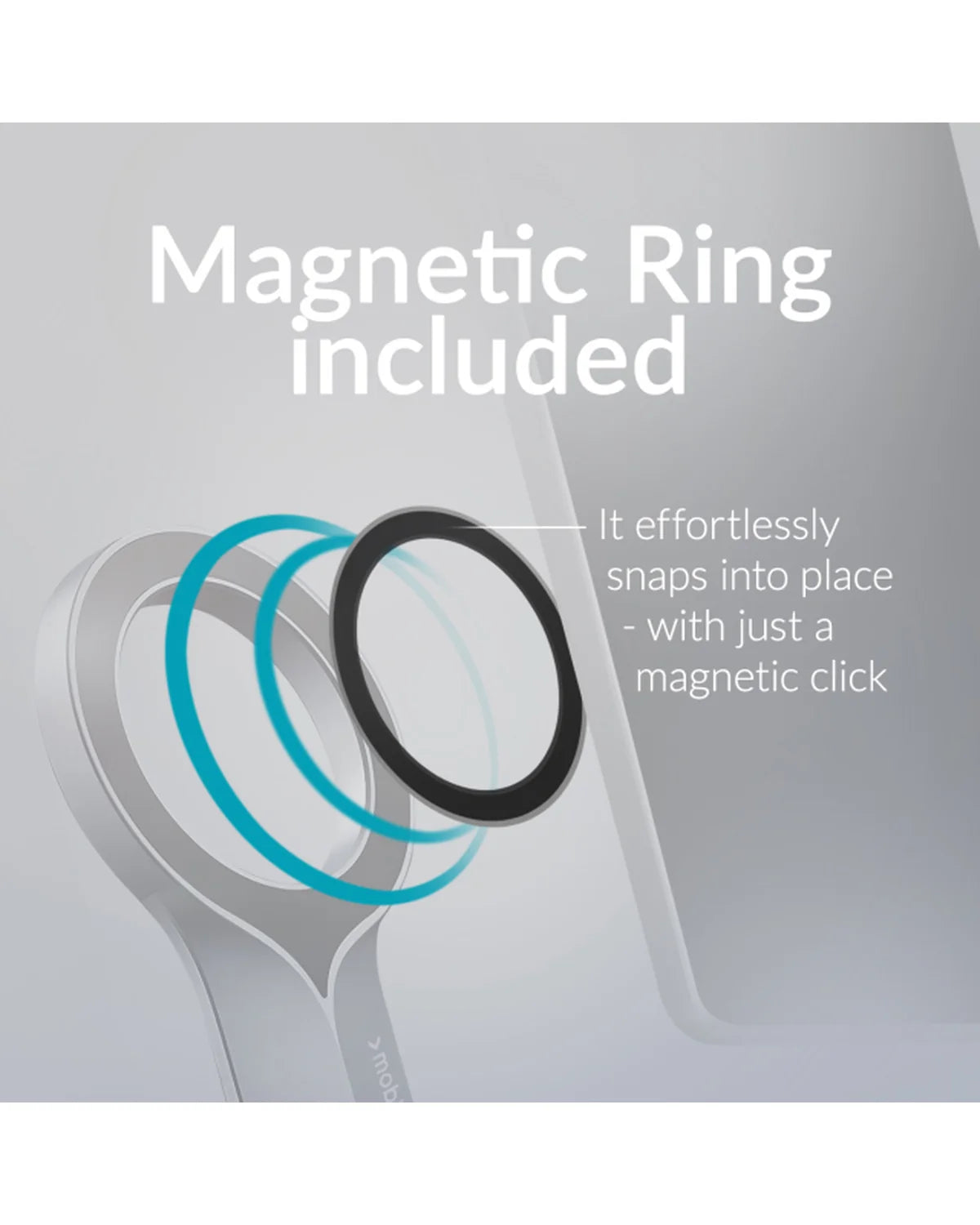 Mobilize MagSafe Telefoonhouder voor Ventilatierooster – Zwart