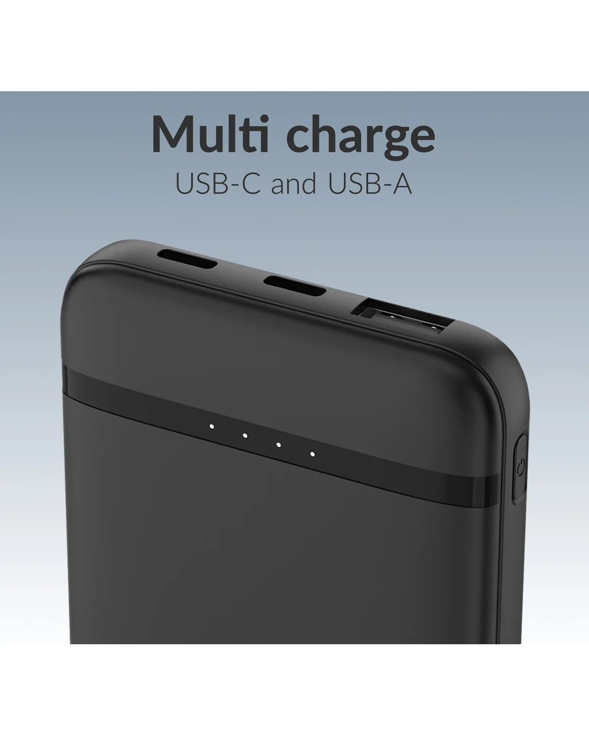 Mobilize Powerbank 5000mAh – 10W Snelladen – Zwart