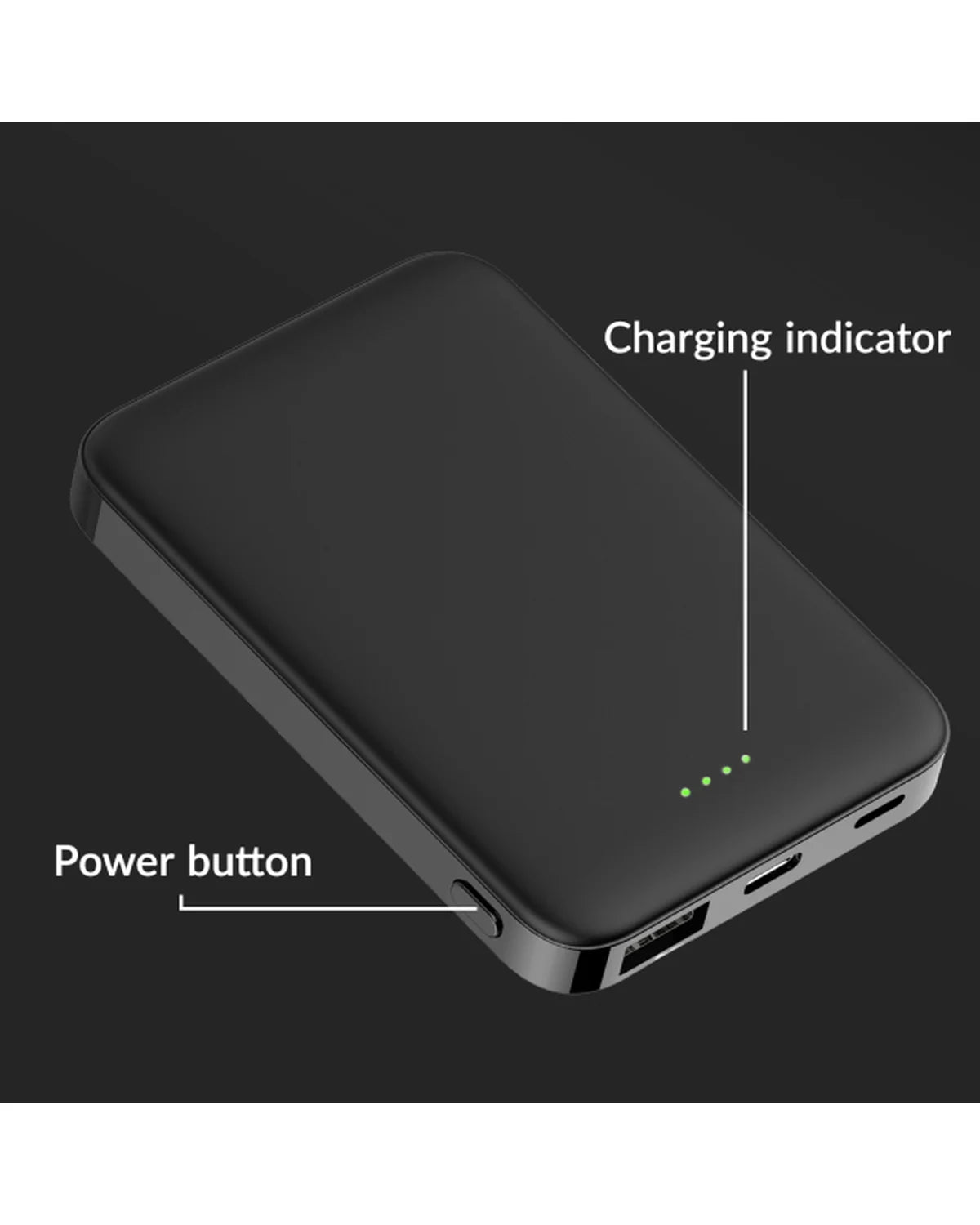 Mobilize Powerbank 5000mAh – 15W – Zwart