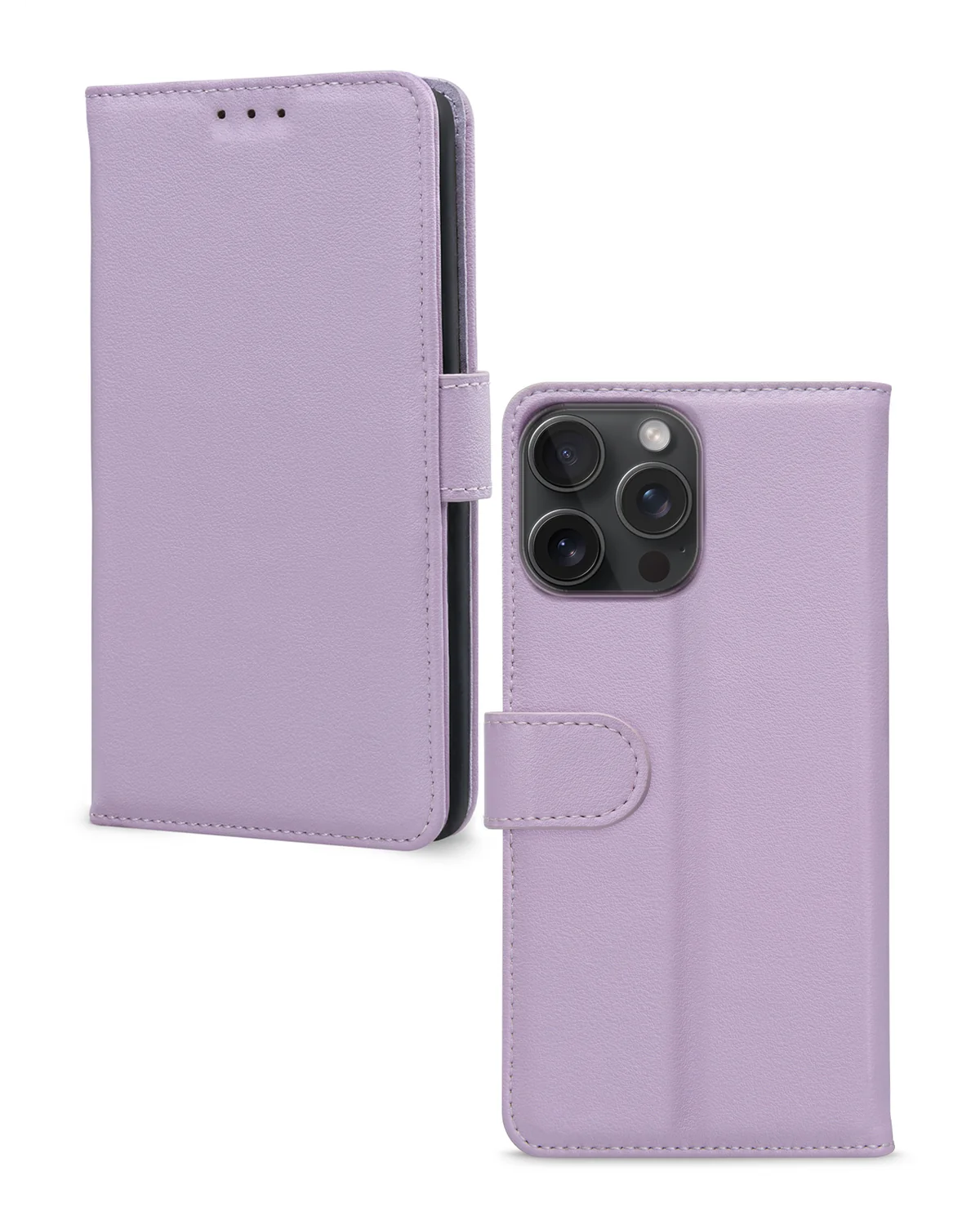 Mobilize Premium Gelly Wallet Book Case Telefoonhoesje Apple iPhone 15 Pro Max Paars