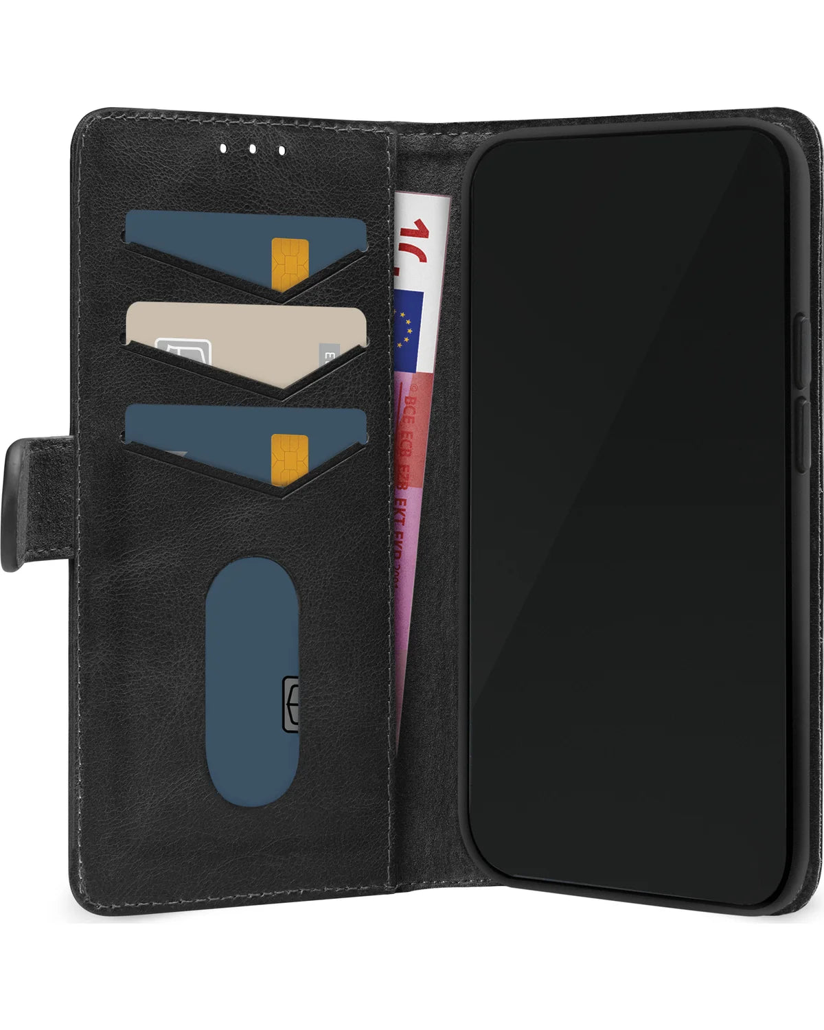 Mobilize Premium Gelly Wallet Book Hoesje (Case) – Apple iPhone 17 Pro Max – Zwart