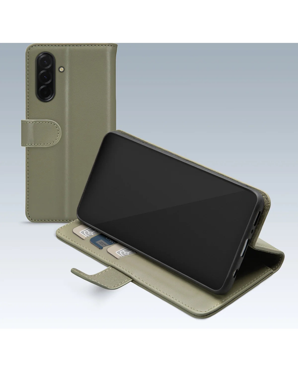 Mobilize Premium Gelly Wallet Book Hoesje – Samsung Galaxy A36 5G & Galaxy A56 5G – Groen