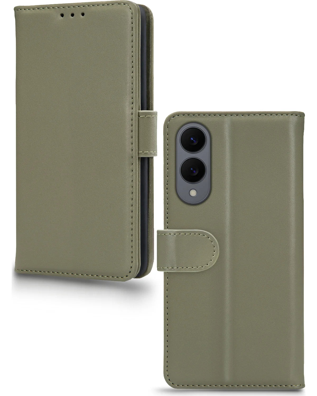 Mobilize Premium Gelly Wallet Book Hoesje – Samsung Galaxy S25 Edge 5G – Groen