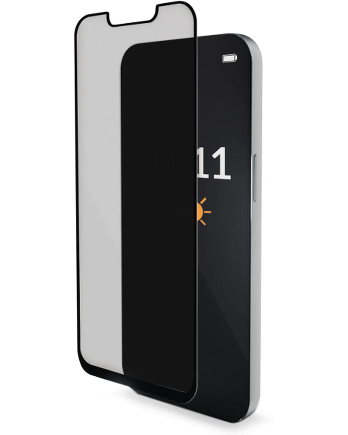 Mobilize Privacy Glass Screenprotector Black Frame Samsung Galaxy S25 Plus 5G