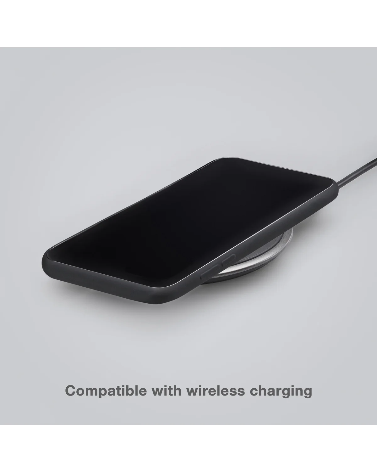 Mobilize Rubber Gelly Card Case Telefoonhoesje Apple iPhone 16e Mat Zwart