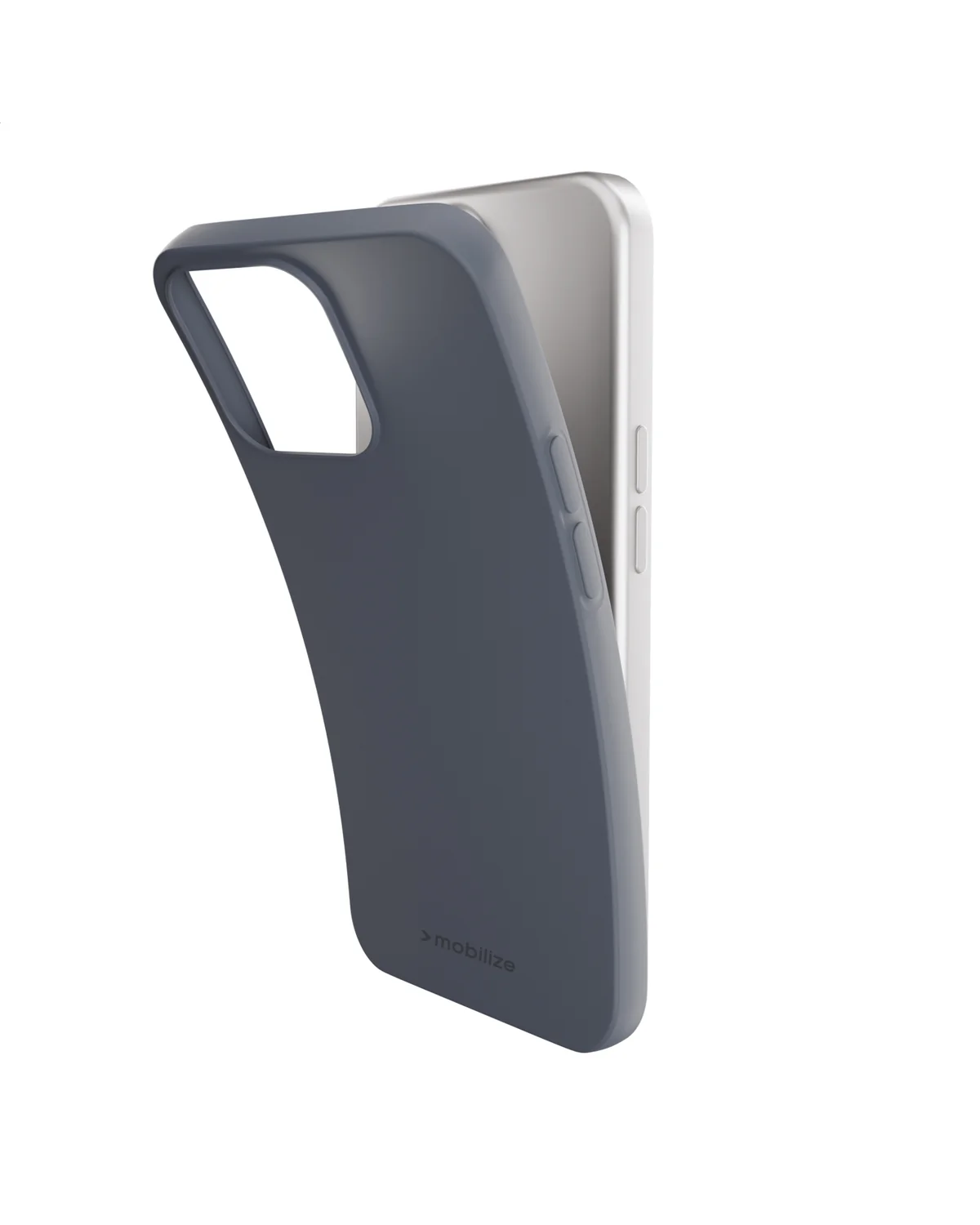 Mobilize Rubber Gelly Case Telefoonhoesje Apple iPhone 15 Pro Mat Blauw