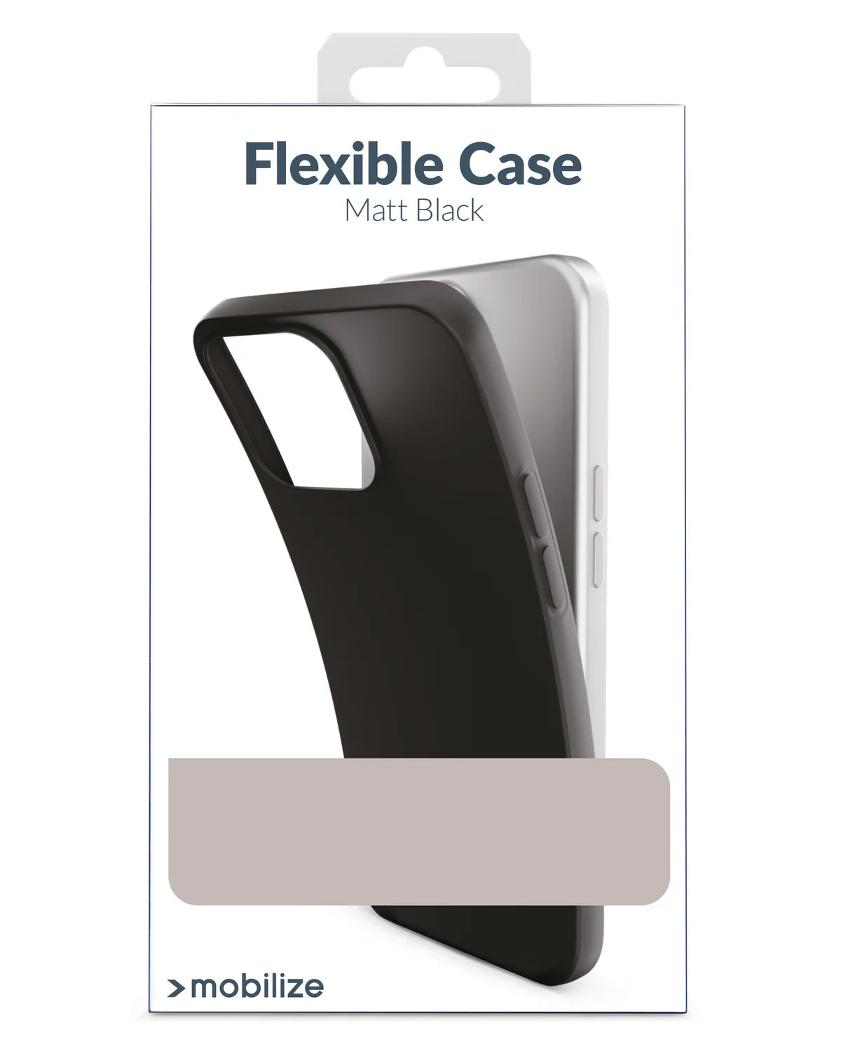 Mobilize Rubber Gelly Case Telefoonhoesje Apple iPhone 16 Pro Max Mat Zwart