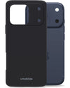 Mobilize Rubber Gelly Hoesje (Case) – Apple iPhone 17 Pro Max – Mat Zwart