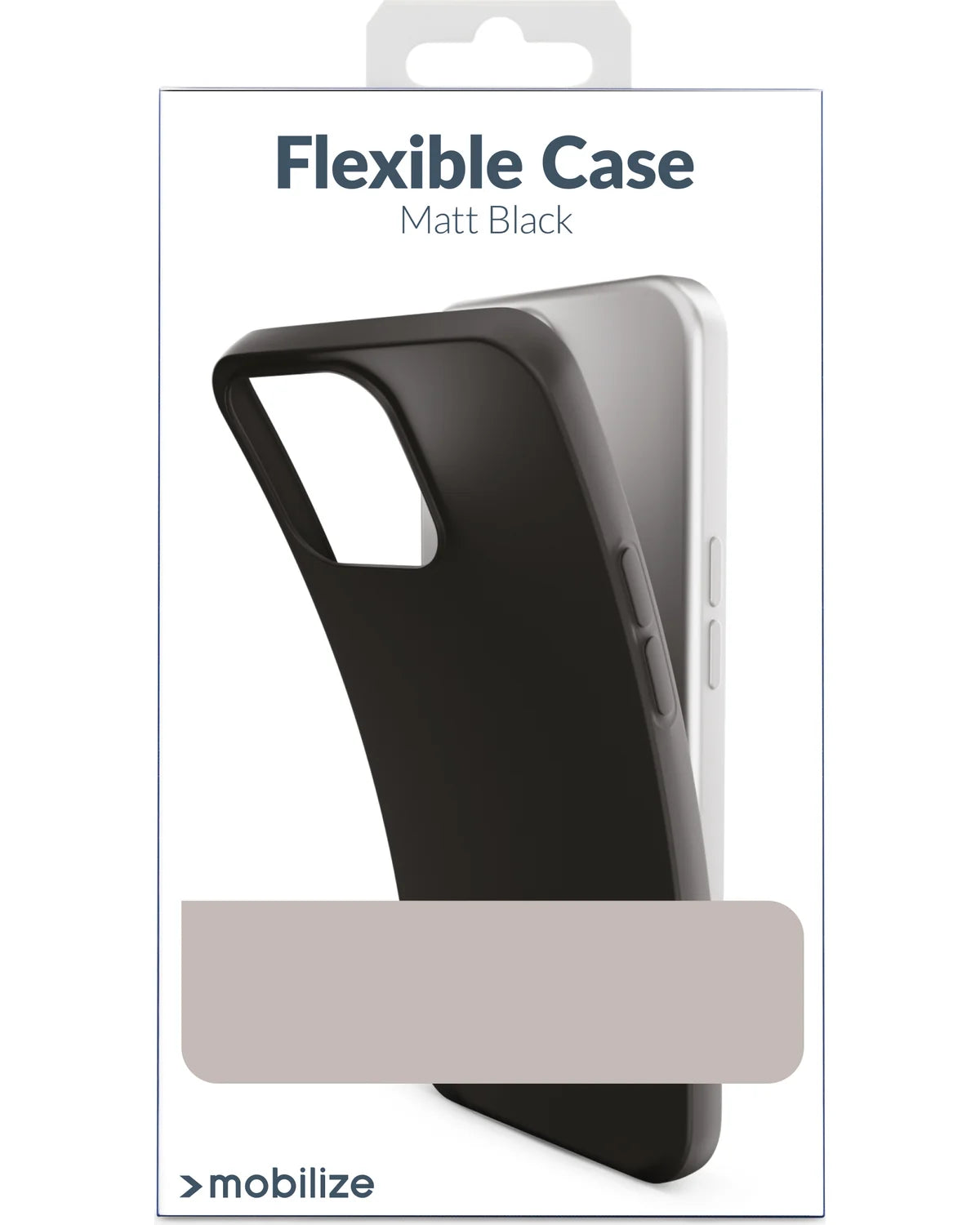 Mobilize Rubber Gelly Hoesje (Case) – Apple iPhone 17 Pro Max – Mat Zwart