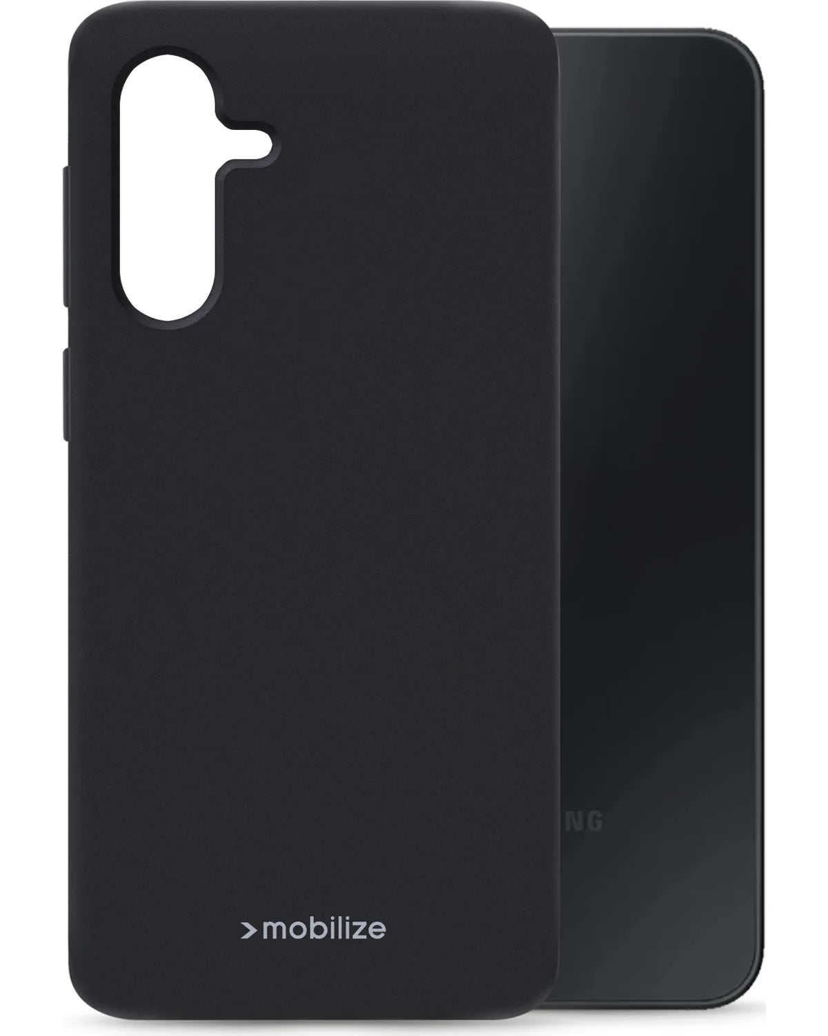 Mobilize Rubber Gelly Hoesje – Samsung Galaxy A17 4G/5G – Mat Zwart