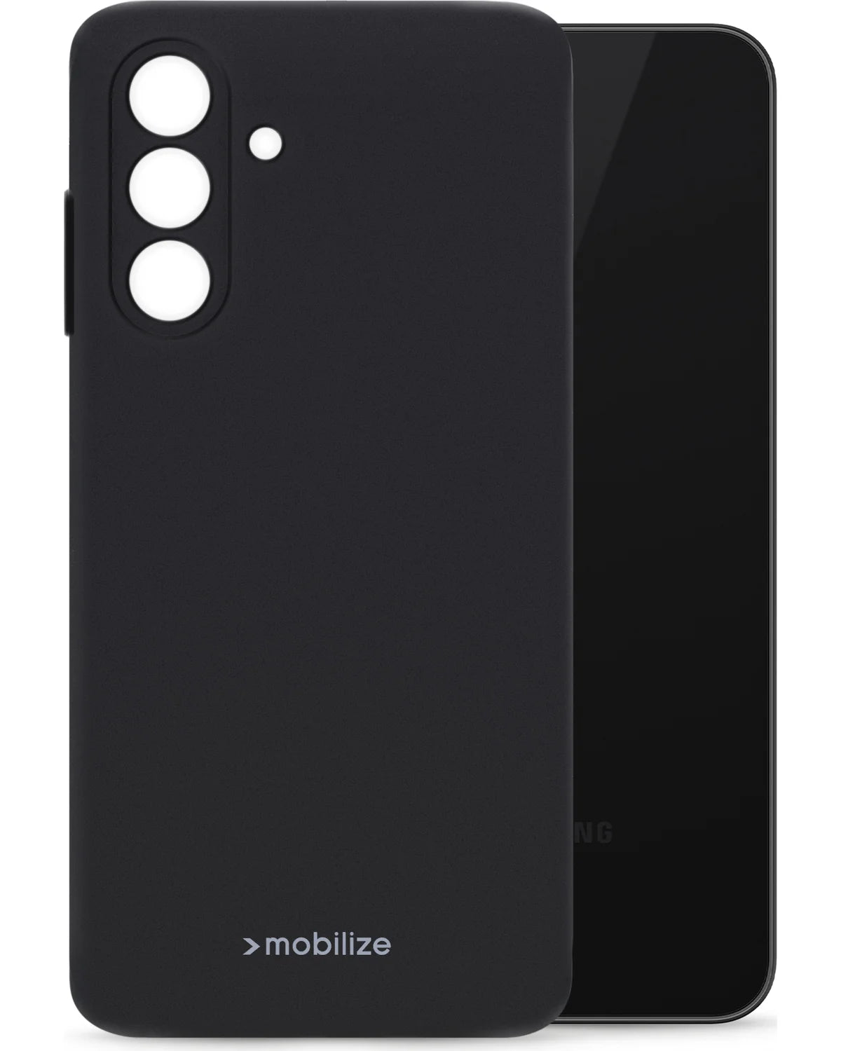 Mobilize Rubber Gelly Hoesje – Samsung Galaxy A26 5G – Mat Zwart