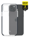 Mobilize Shatterproof Case Telefoonhoesje Apple iPhone 15 Plus Transparant Zwart