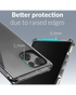 Mobilize Shatterproof Case Telefoonhoesje Apple iPhone 15 Plus Transparant Zwart