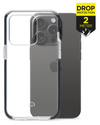 Mobilize Shatterproof Case Telefoonhoesje Apple iPhone 15 Pro Transparant Zwart