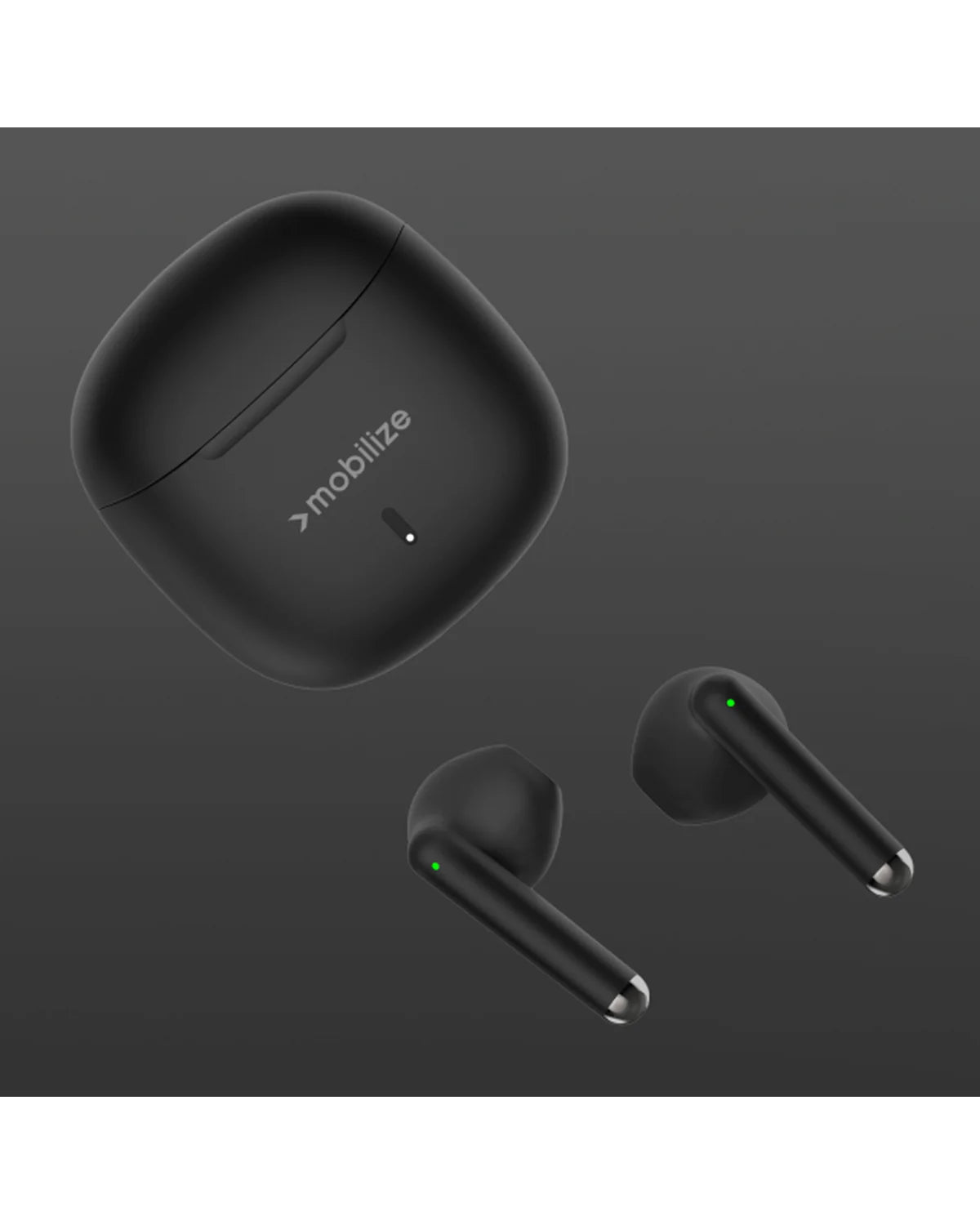 Mobilize TWS Draadloze Oordopjes – Zwart