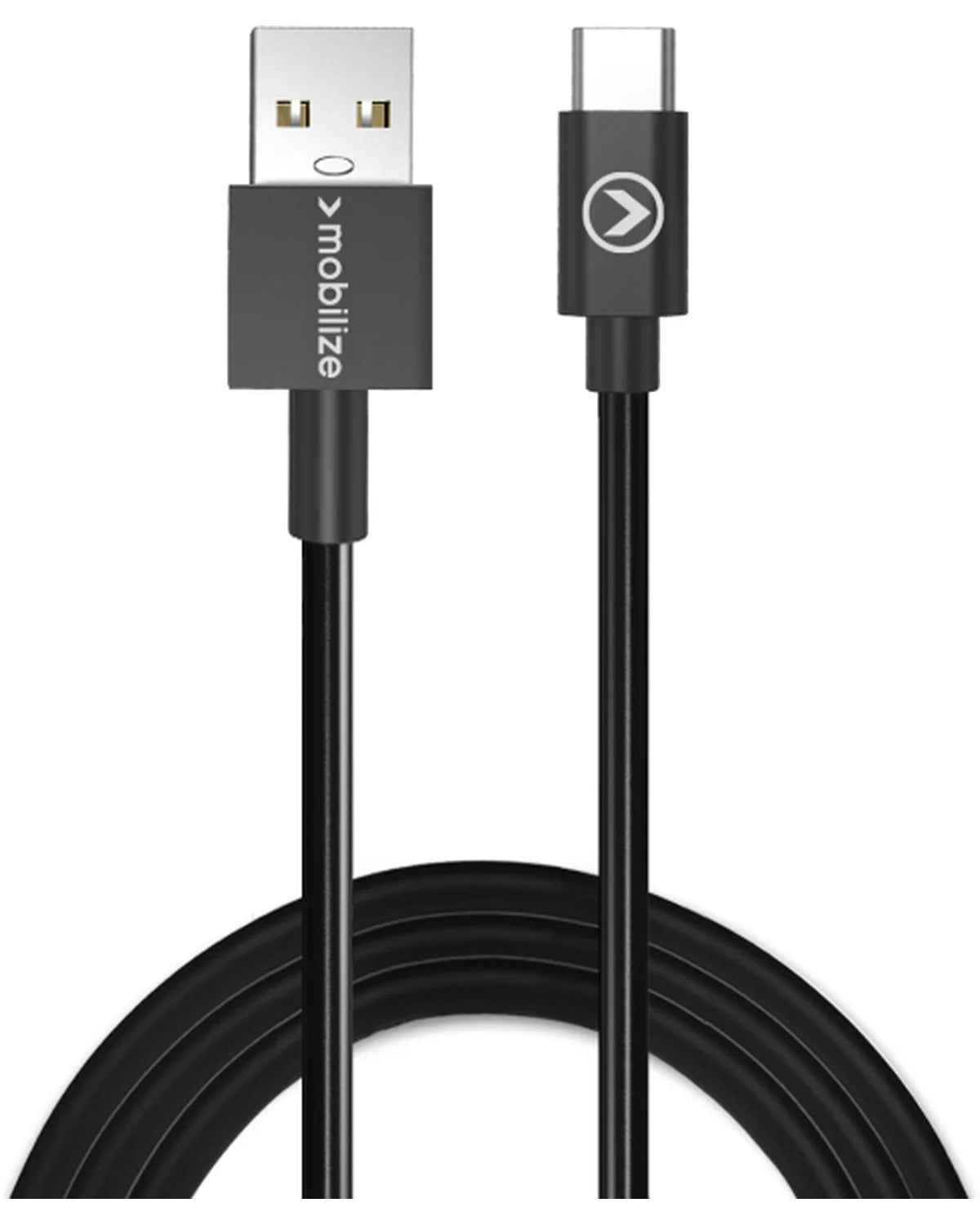Mobilize USB-A naar USB-C Kabel 1m – 15W – Zwart